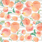 Peaches - Smaller Scale Cotton Woven - Black Rabbit Fabric Inc.