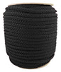 Cord Polypropylene, 6mm - Black - Full Roll - Black Rabbit Fabric Inc.