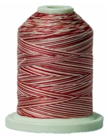 Signature Variegated Thread - 700 Yards - Cotton - 40 Weight - 252 Strawberry Shortcake - Black Rabbit Fabric Inc.